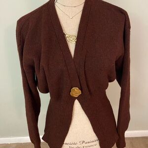 NWOT Elegant Brownish Burgundy Women's Sweater
